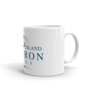 White glossy mug