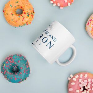 White glossy mug